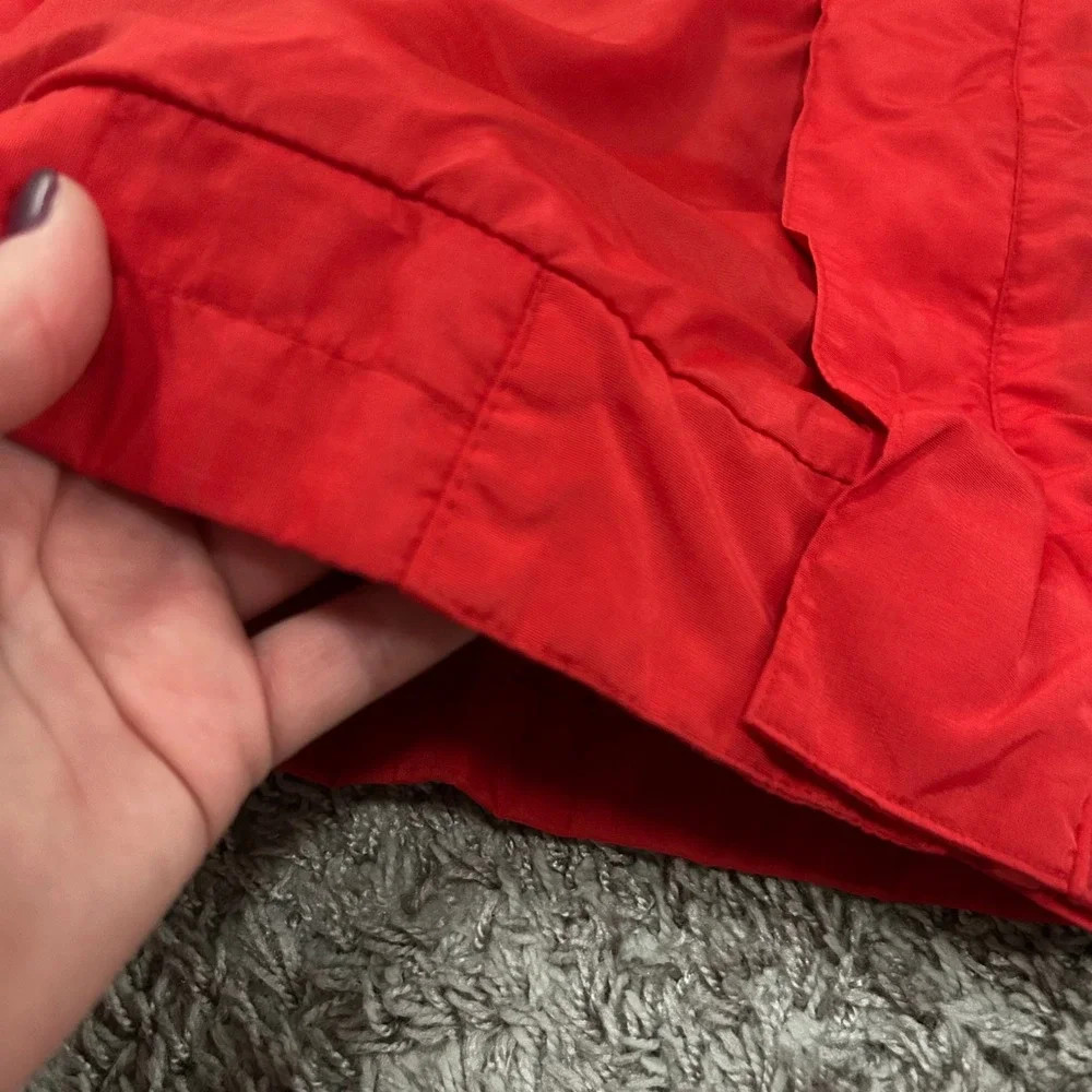 Vintage Columbia Sportswear Company Red Full Zip Windbreaker Mens XL‎